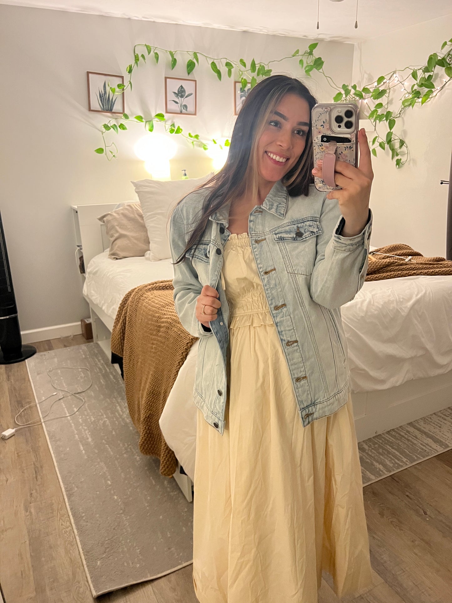 Smocked Midi Dress
