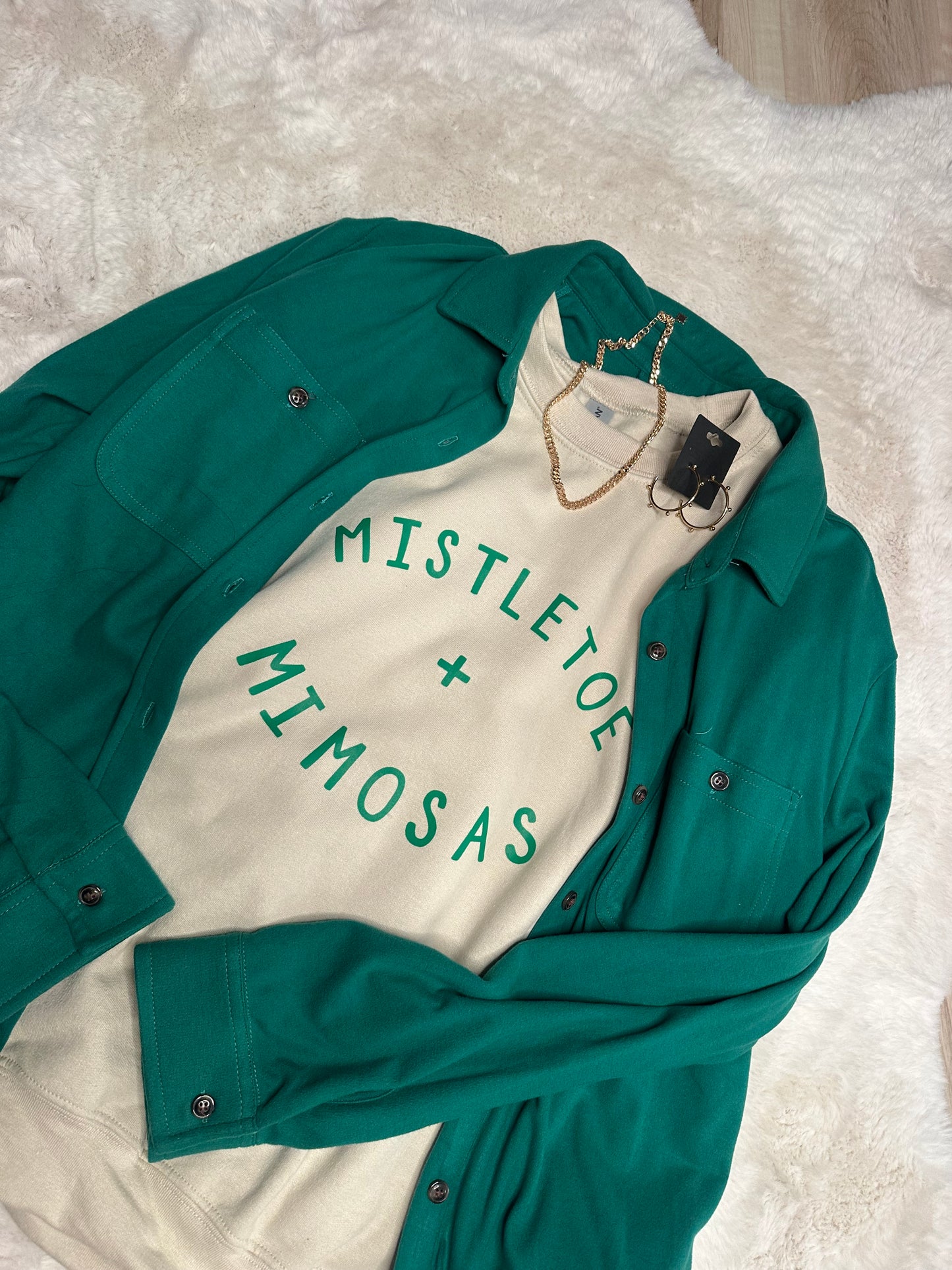 Sweatshirt - Mistletoe and Mimosas