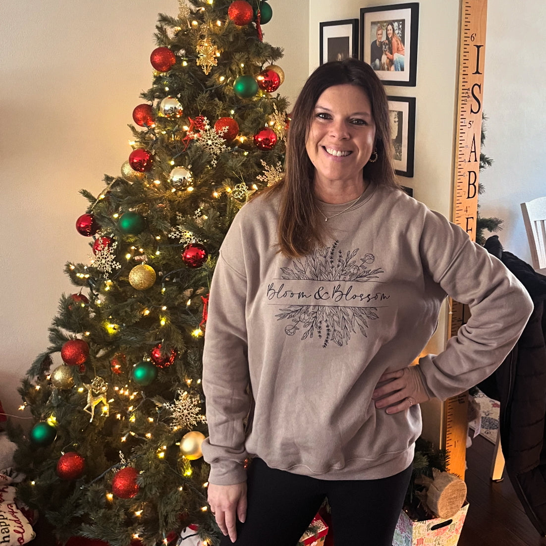 Sweatshirt - Bloom & Blossom - Tan