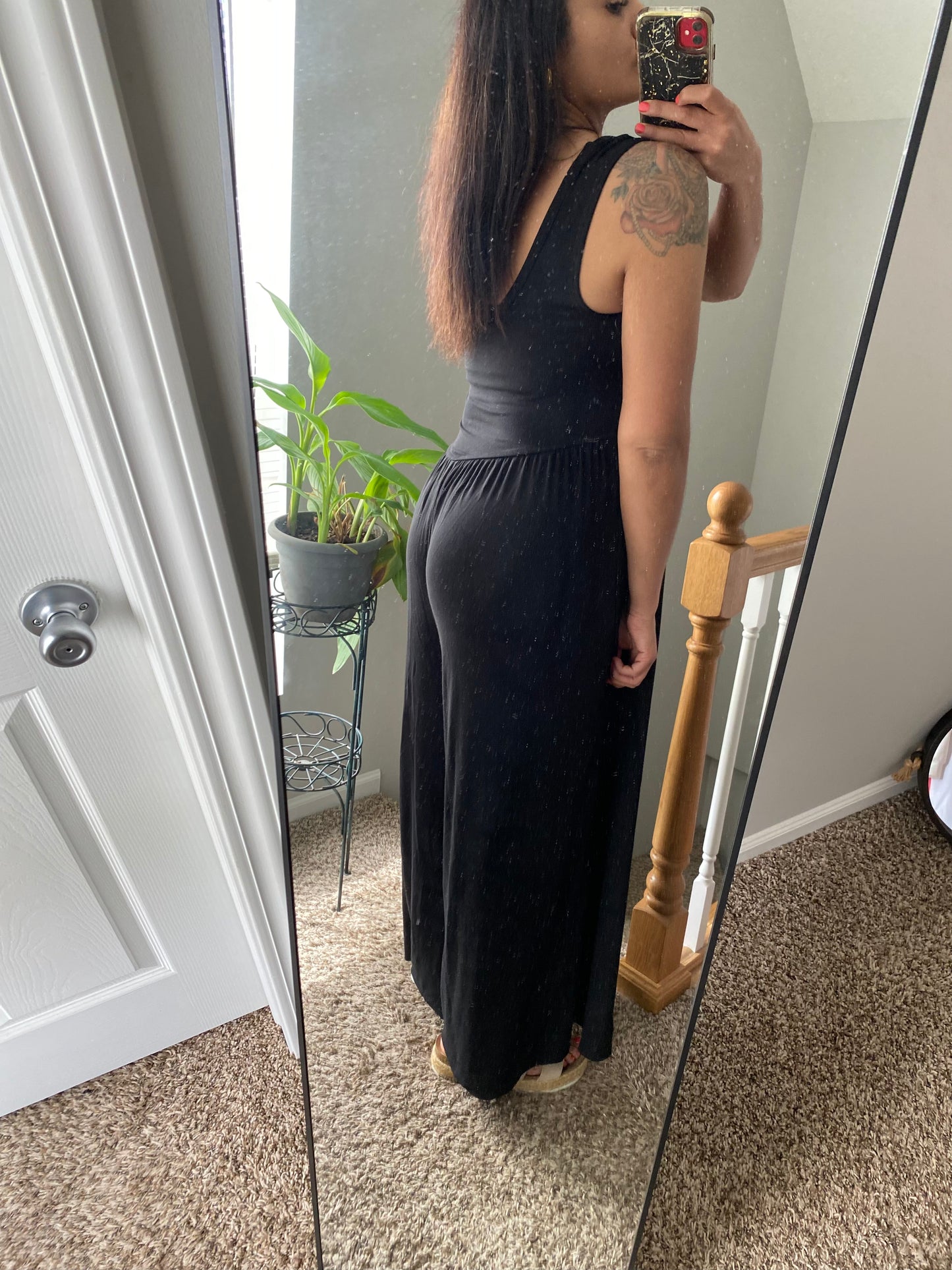 Ribbed Sleeveless Jumpsuit