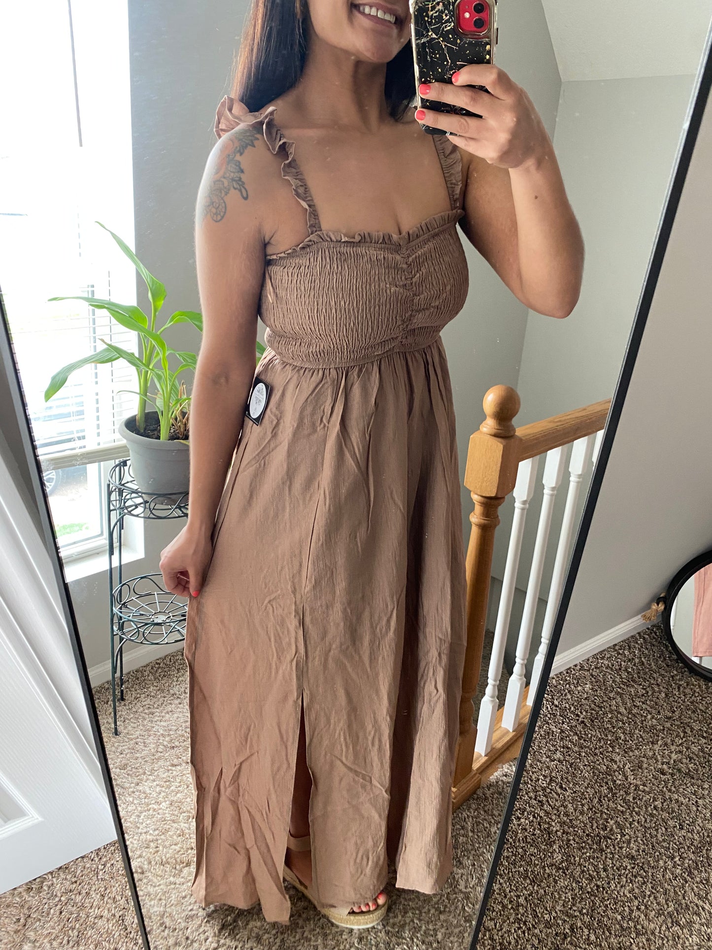Ruffle Strap Dress
