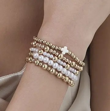 Bracelet - 5 Row Beaded