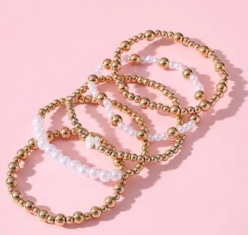 Bracelet - 5 Row Beaded