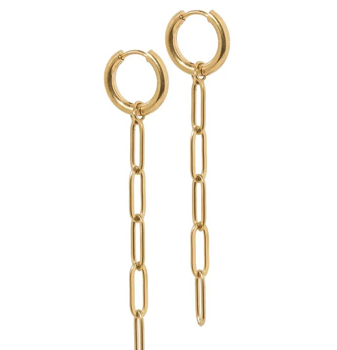 Earrings - Paperclip