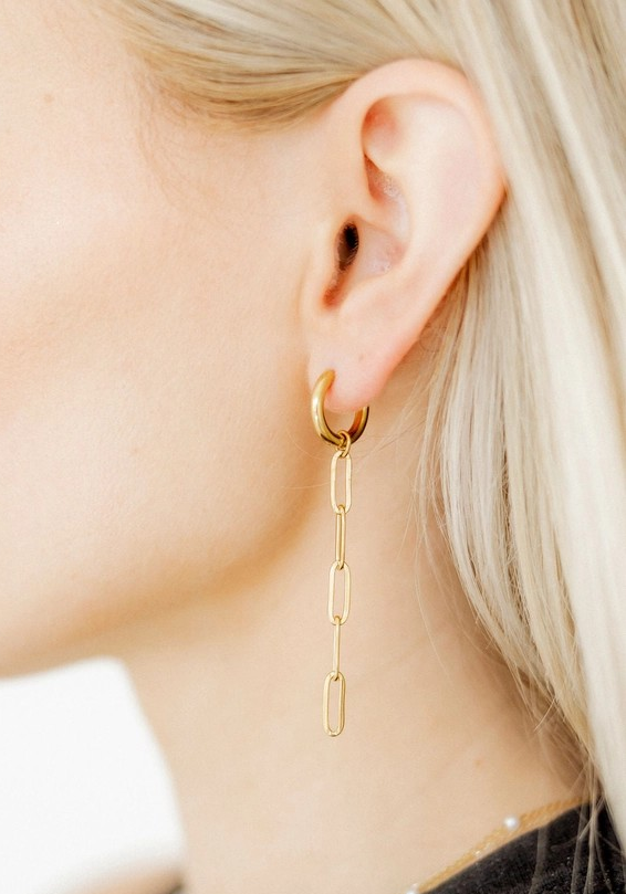 Earrings - Paperclip