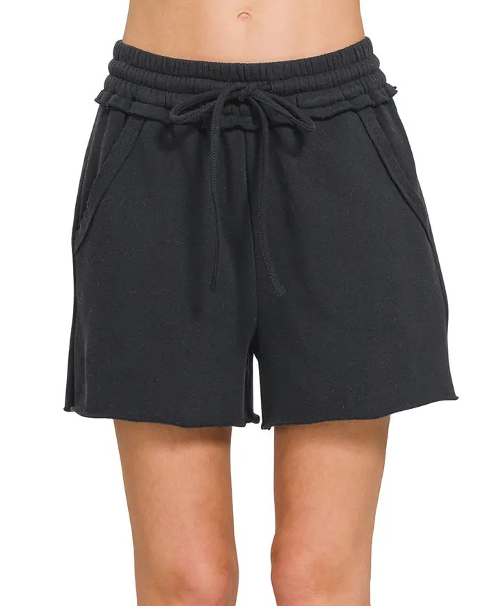 Fleece Shorts - Black