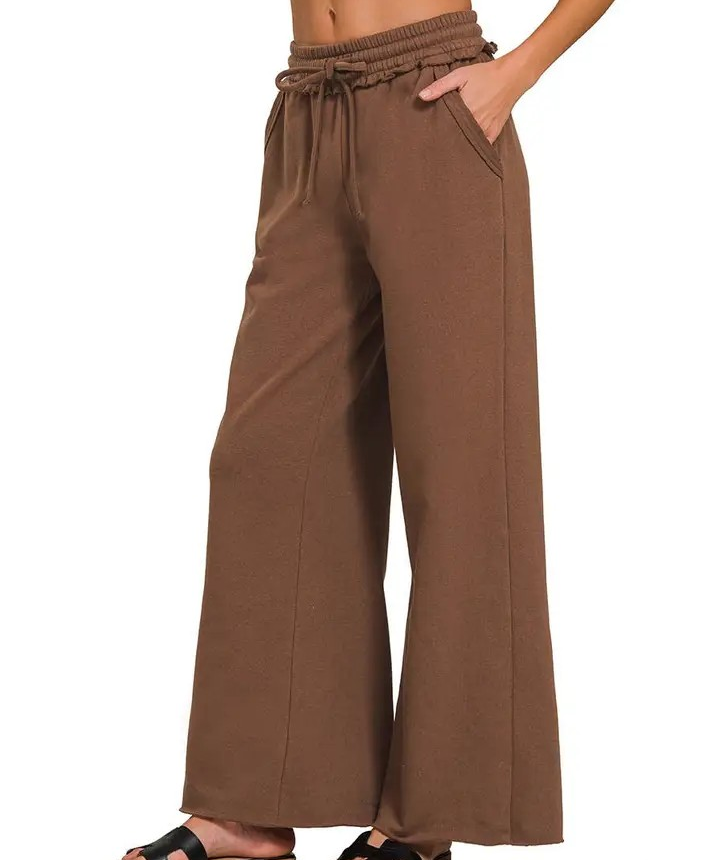 Fleece Pants - Brown