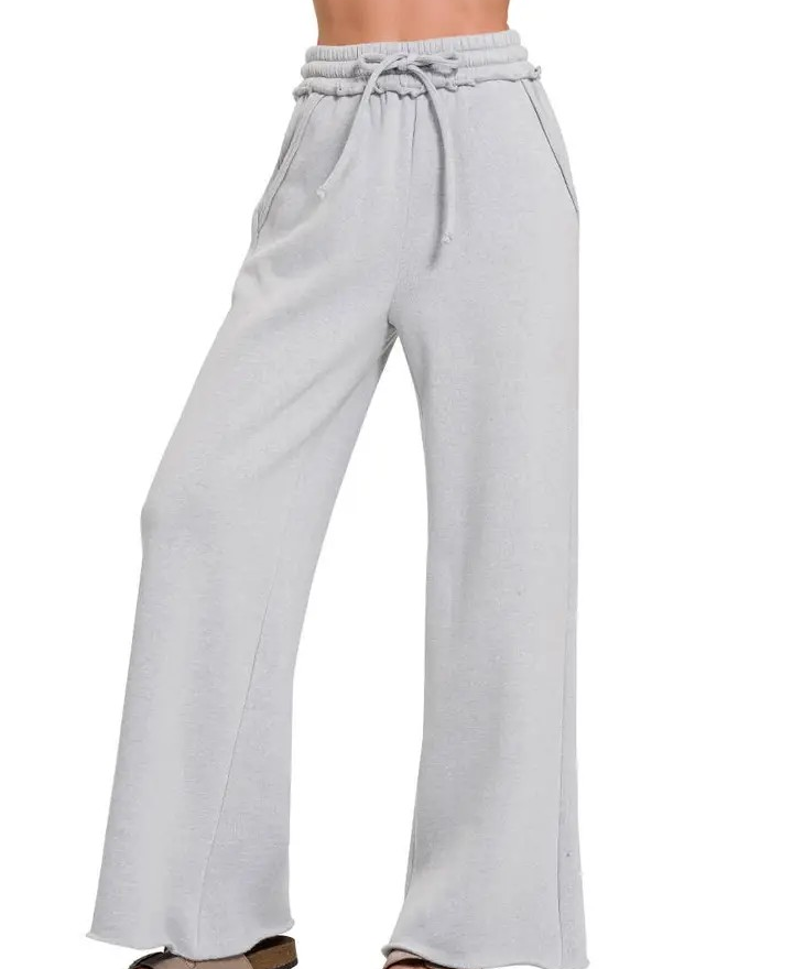 Fleece Pants - Light Gray