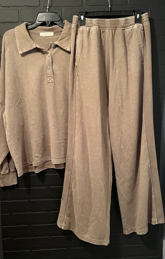 French Terry Top and Pants Set