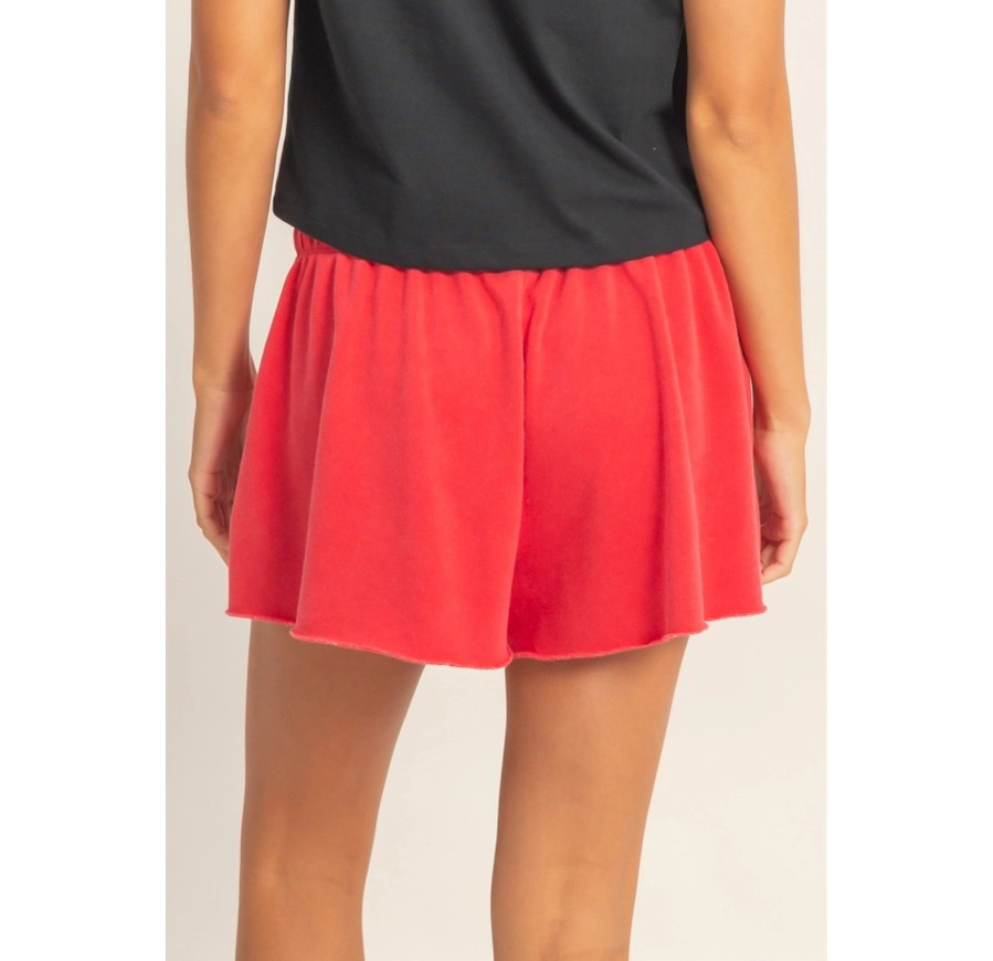 French Terry Shorts - Red