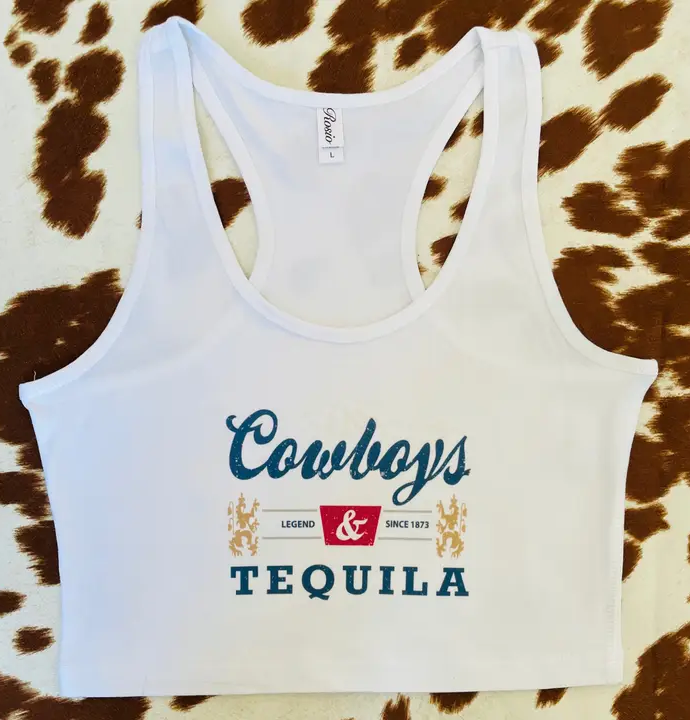 Tank Top - Cowboys and Tequila