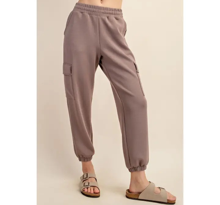 Modal Poly Top & Cargo Jogger Set