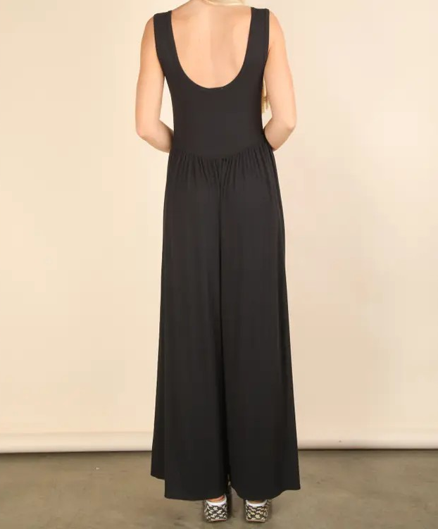 Ribbed Sleeveless Jumpsuit