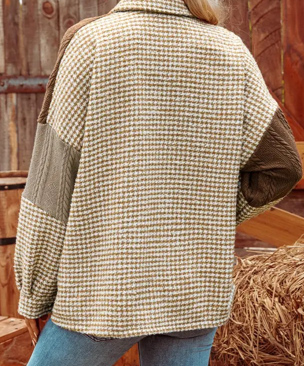 Houndstooth Shacket