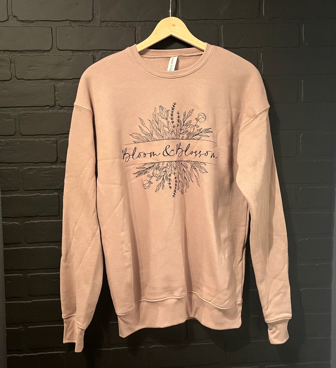 Sweatshirt - Bloom & Blossom - Tan