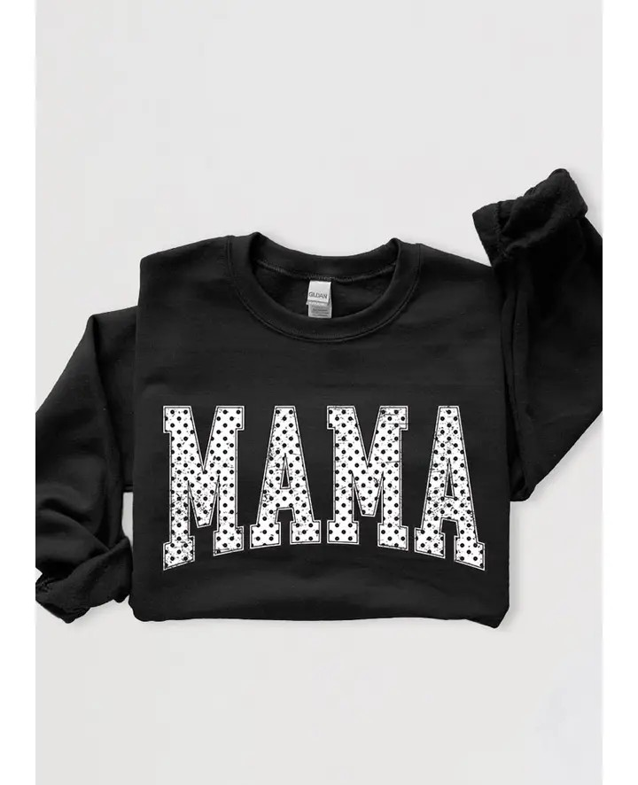 Sweatshirt - Mama - Polka Dot