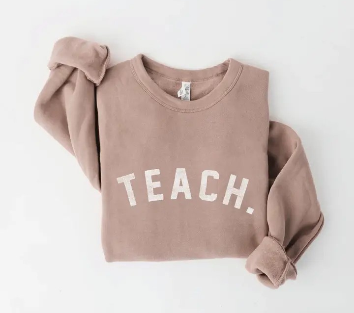 Sweatshirt - Teach (tan)