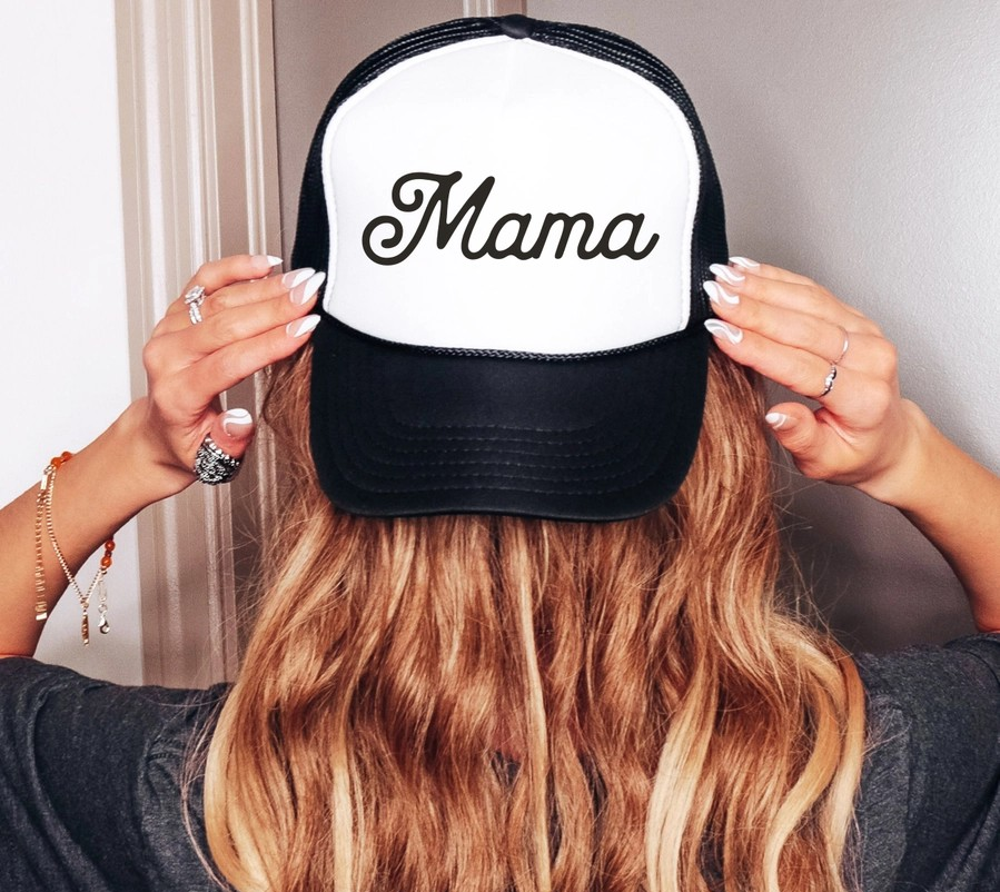 Trucker Hat - Mama - Black