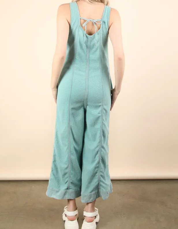 Waffle Knit Jumpsuit
