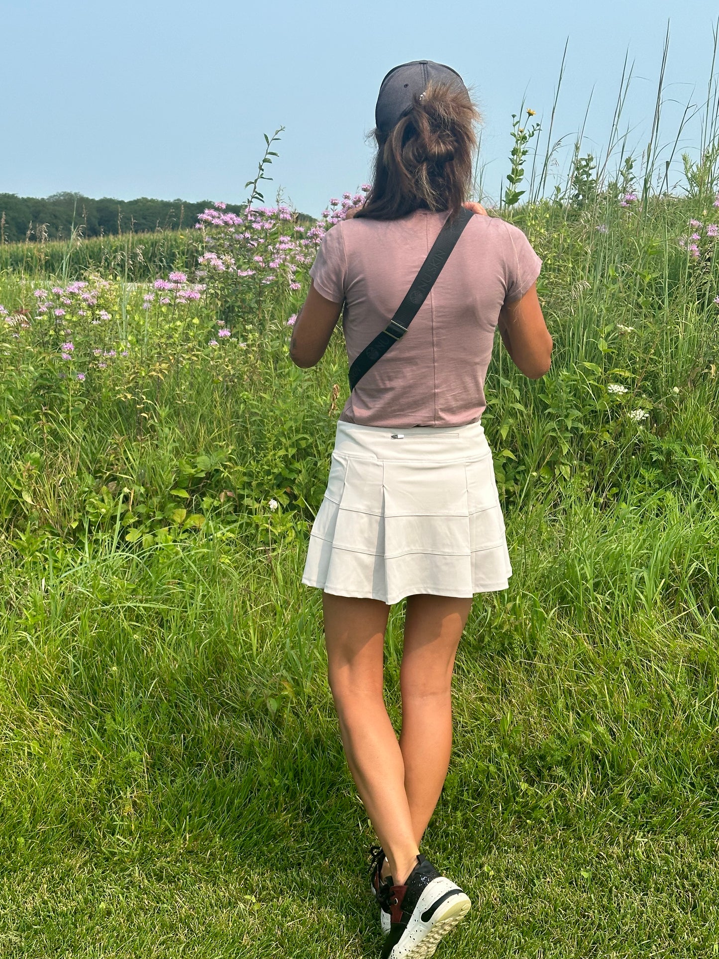 Cropped Top and Tiered Skirt