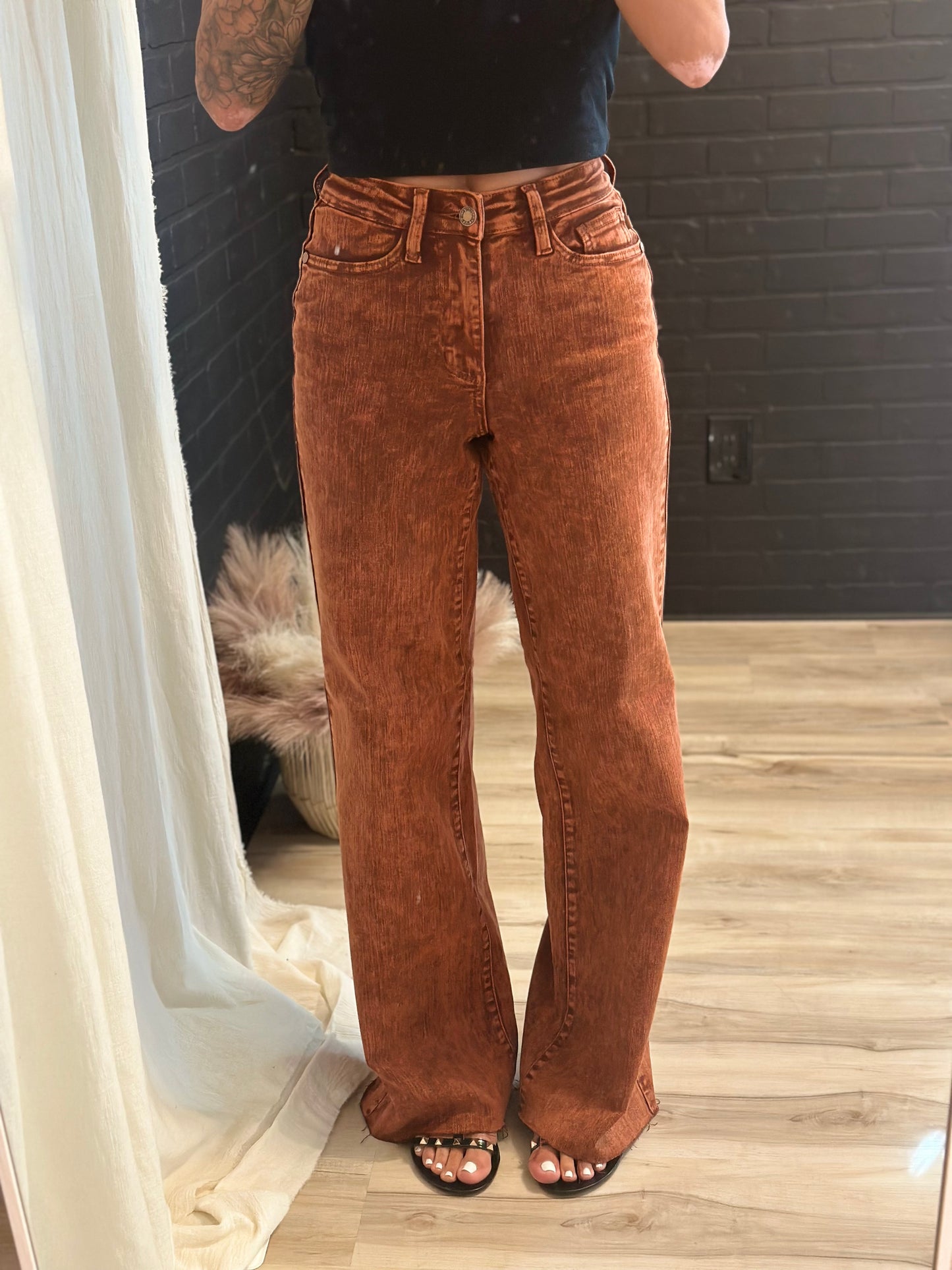 Retro Wide Leg Jeans