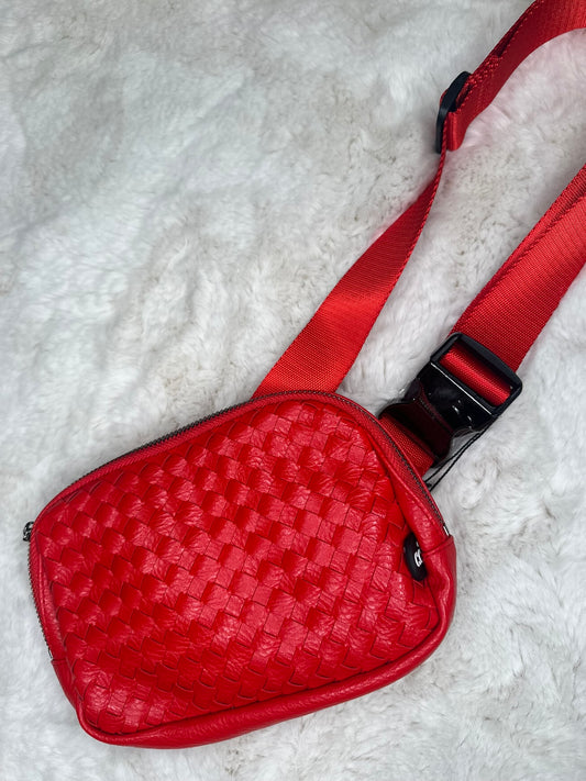 Faux Leather Belt Bag