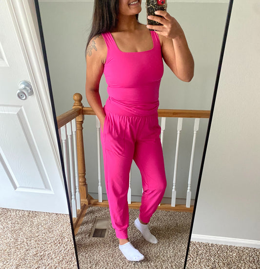 Tank Top with Jogger Pants