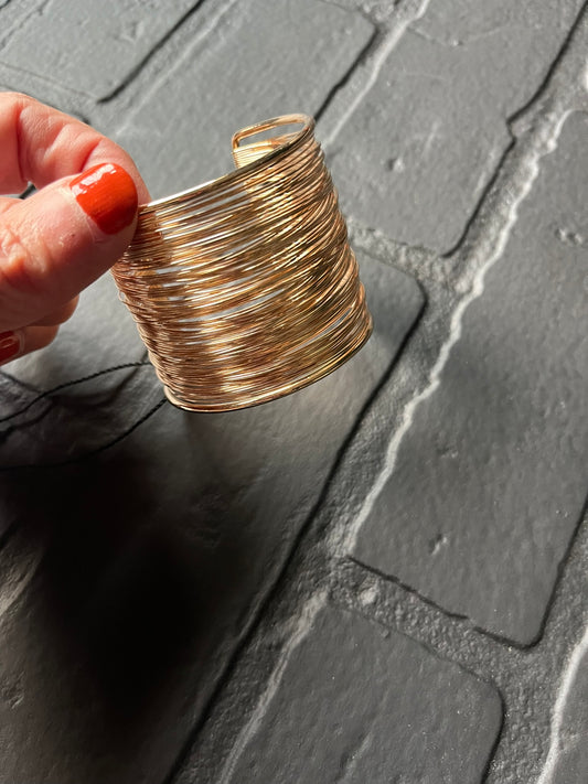 Bracelet - Gold Cuff