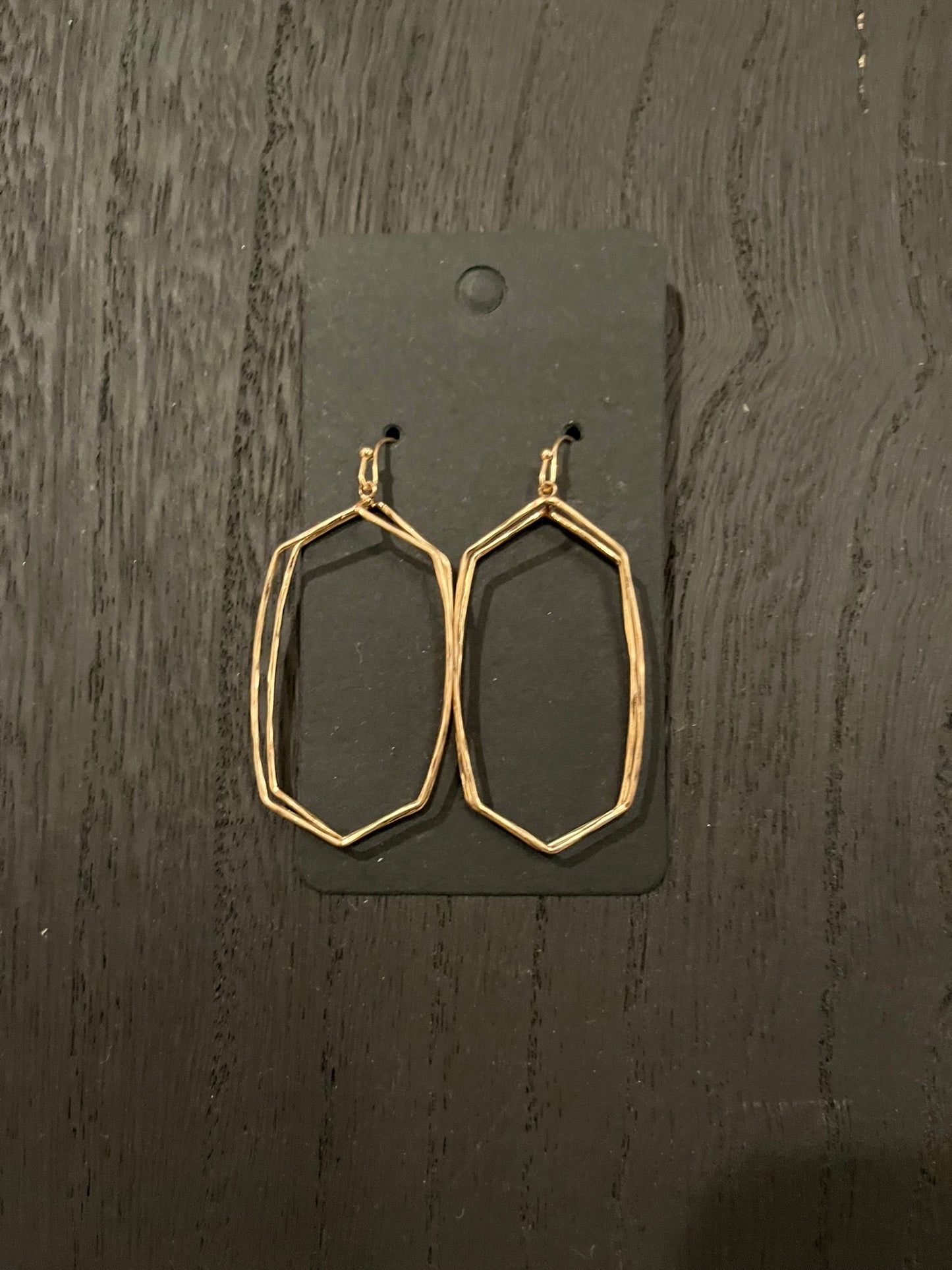 Earrings - Hexagon