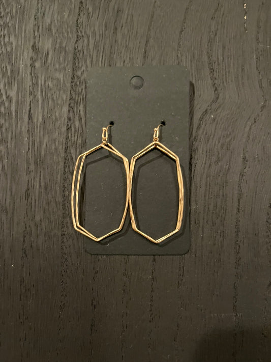 Earrings - Hexagon