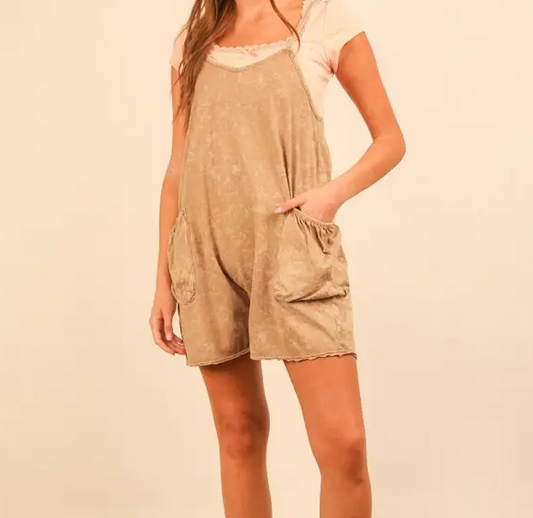 Adjustable Strap Romper
