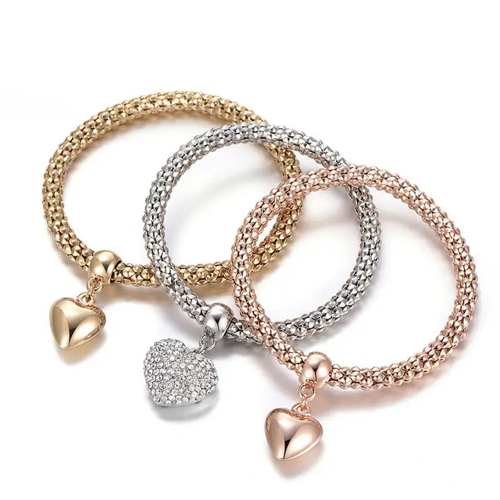 Bracelet - Solid Hearts