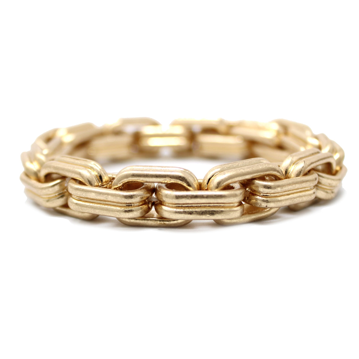 Bracelet - Stretch Chain Link - Gold