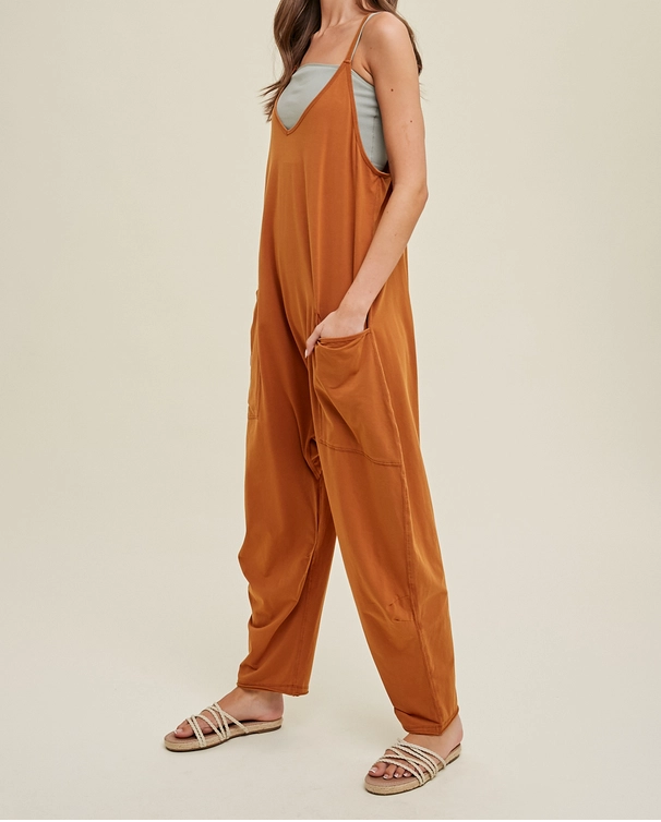 Harem Jumpsuit - Bronze