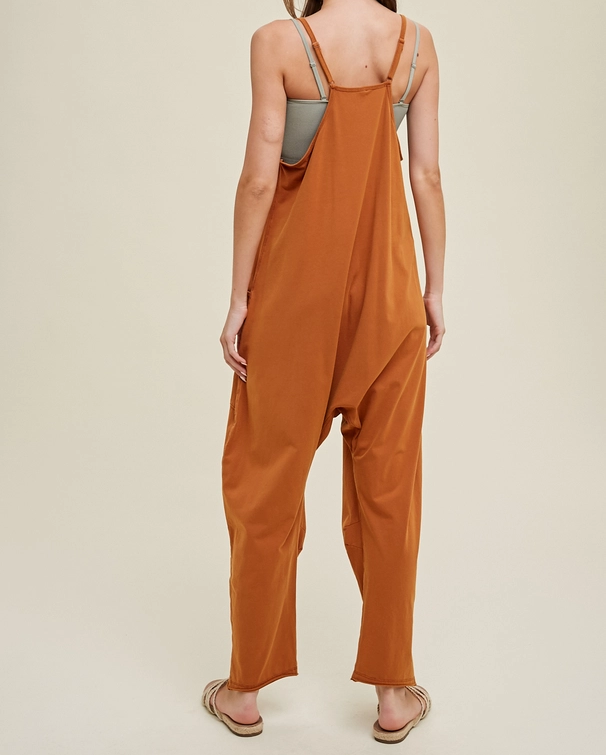 Harem Jumpsuit - Bronze