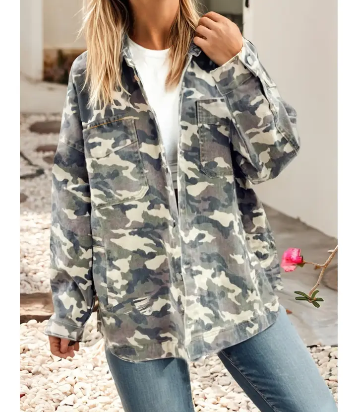 Camo Shacket