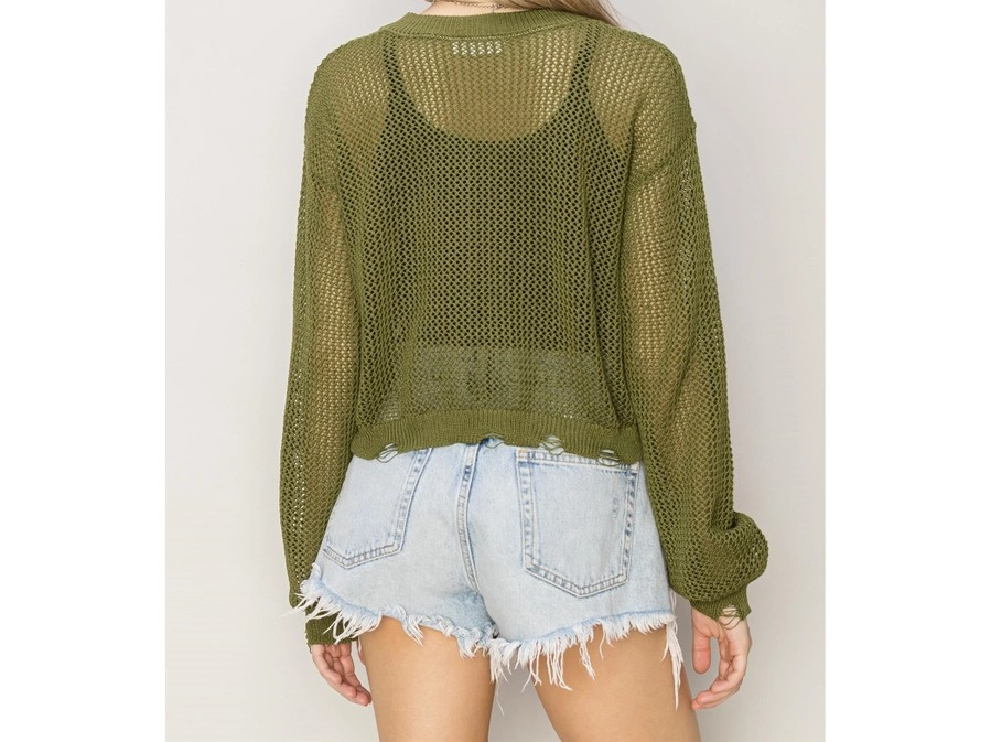 Open Weave Sweater