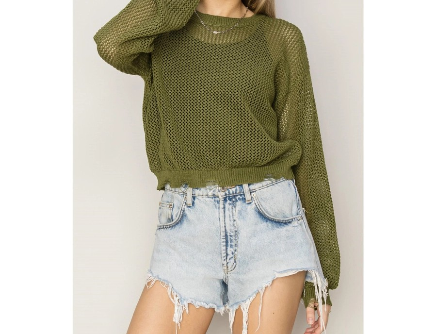 Open Weave Sweater
