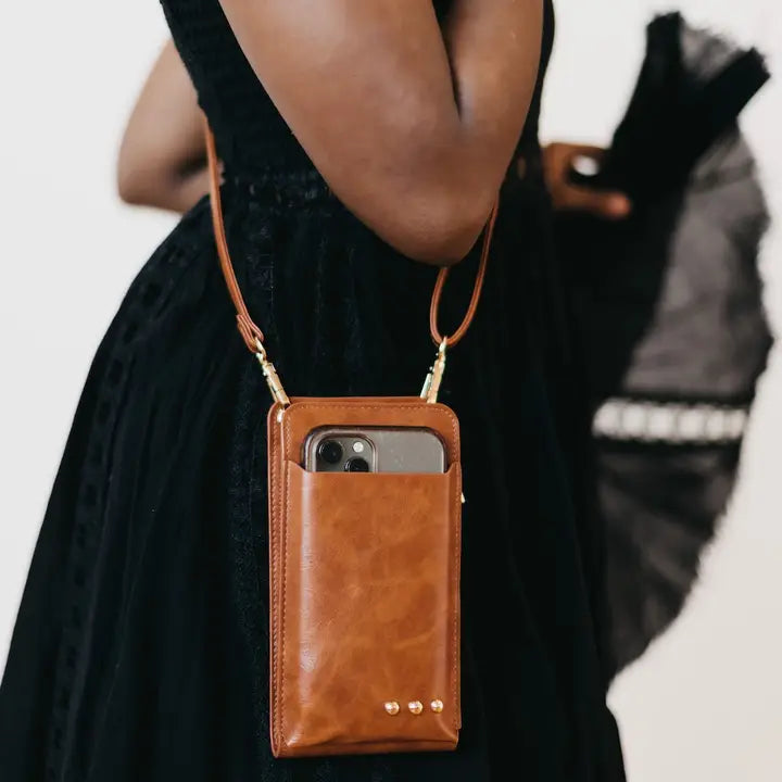 Double Duty Phone Bag - Brown