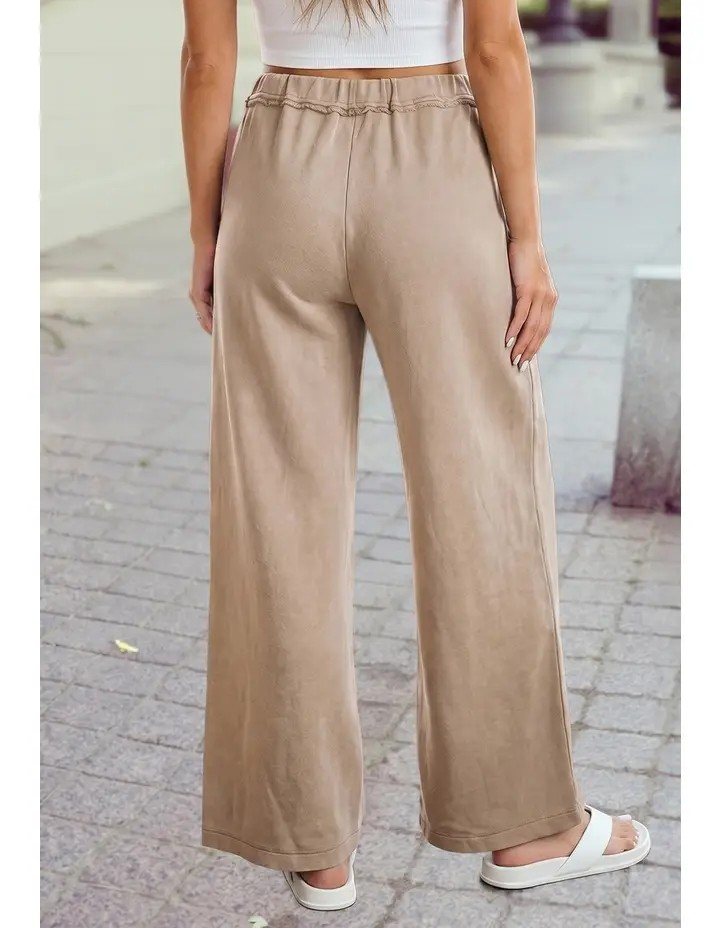 Drawstring Pants - Tan