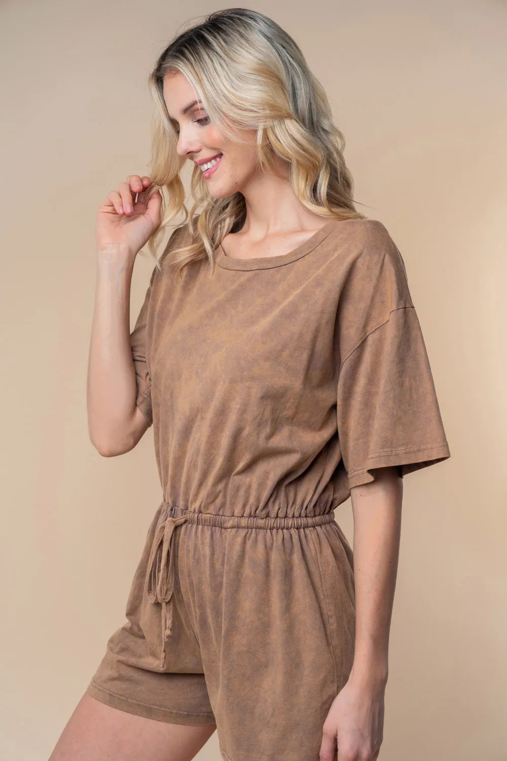 Drawstring Romper