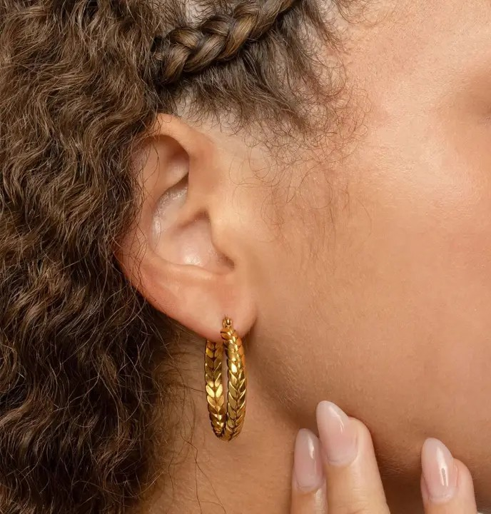 Earrings - Braided Hoops