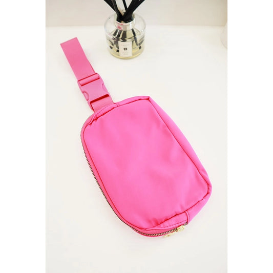 Crossbody Fanny Pack - Hot Pink