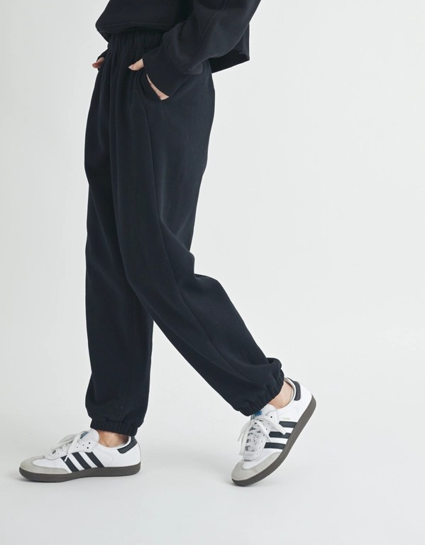 Fleece Joggers - Black