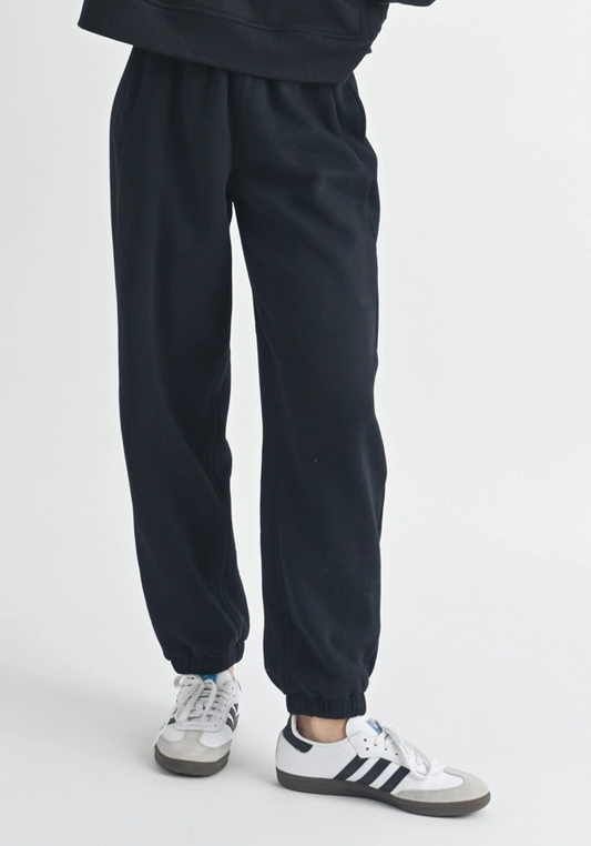 Fleece Joggers - Black