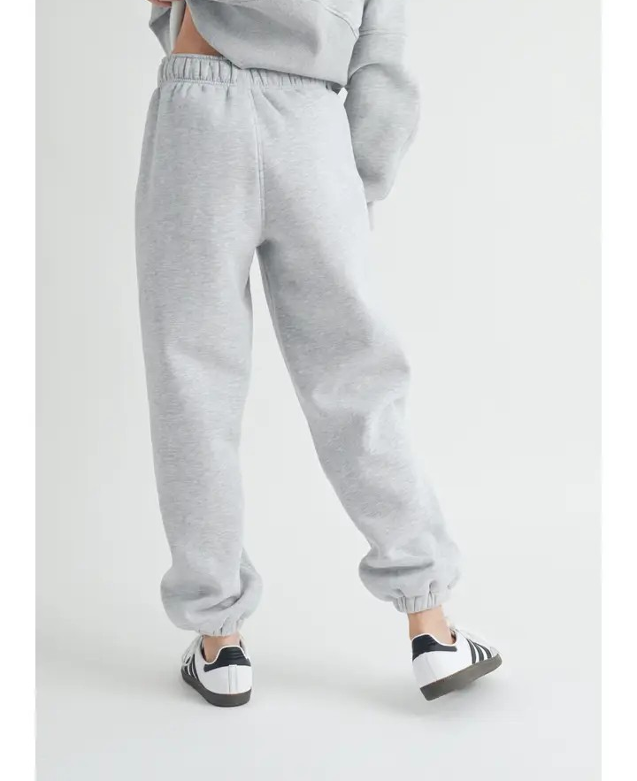 Fleece Joggers - Heather Gray