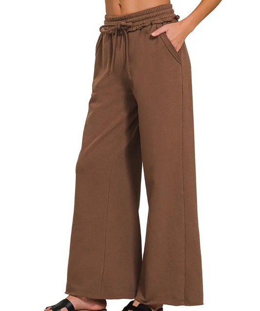 Fleece Pants - Brown