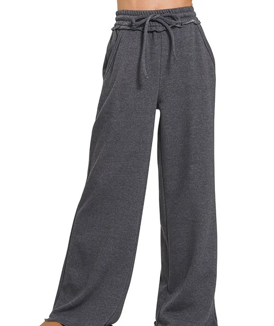Fleece Pants - Charcoal