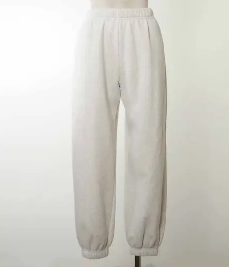 Sweatshirt and Sweatpants Set - Heather Grey