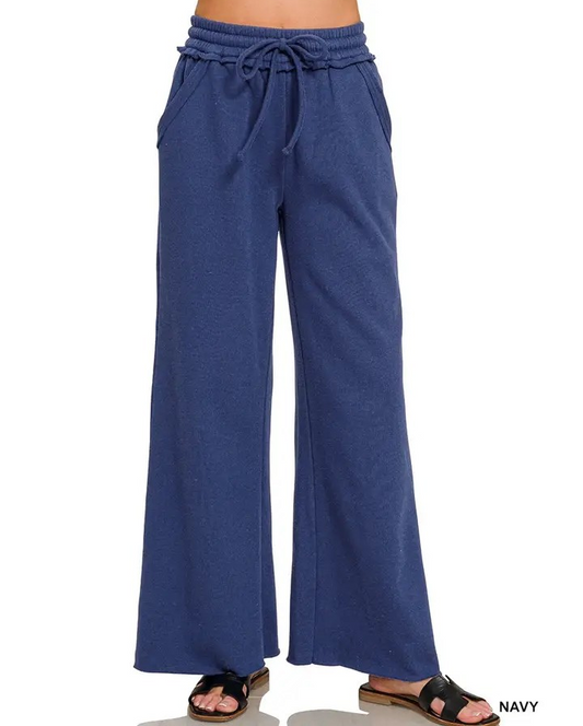 Fleece Pants - Navy Blue